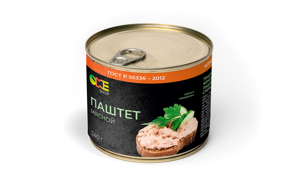 Паштет мясной One Shop ж/б 240 г.