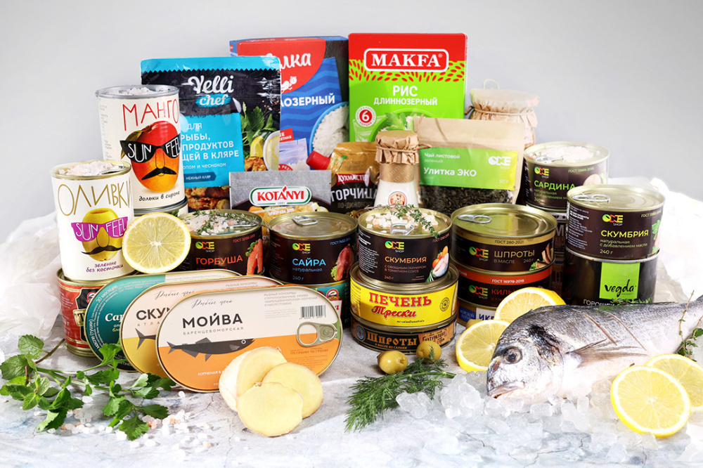 Продуктовый набор "Рыбный уголок" 